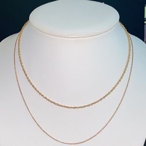 12 kt Gold necklaces